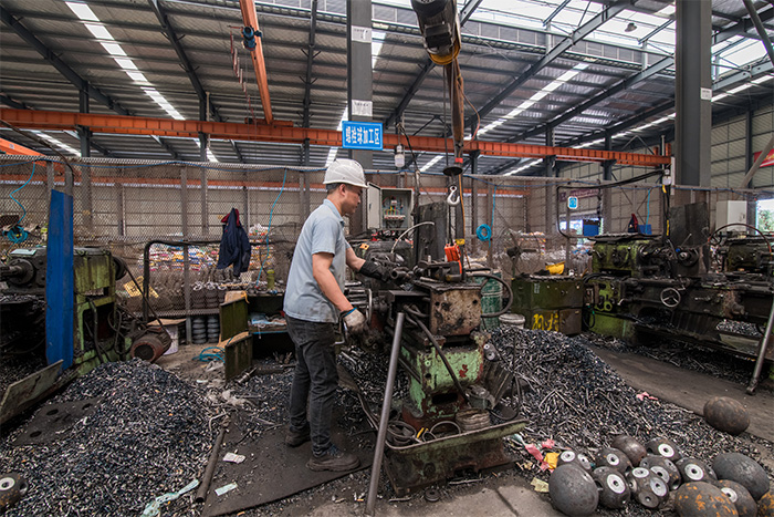 武夷山网架配件-螺栓球加工车间