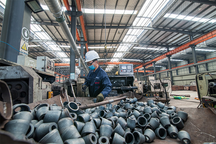 武夷山网架配件-锥头加工车间